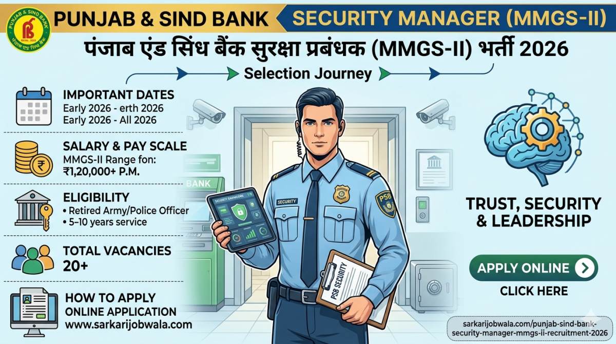 Punjab & Sind Bank Security Manager MMGS II Recruitment 2026